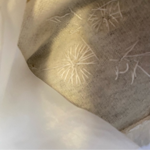 Vintage lined lambswool Sm cream cardigan. - Picture 8 of 12